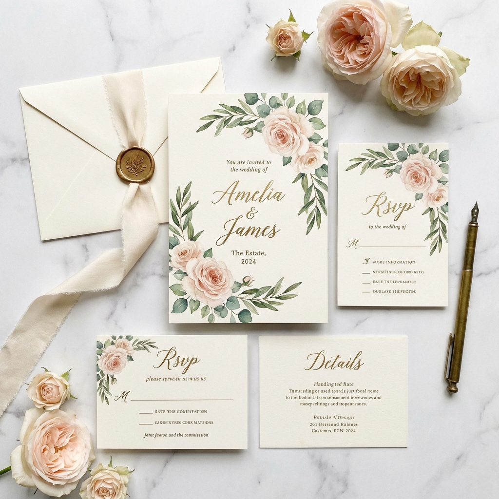 Wedding Invitation Suite